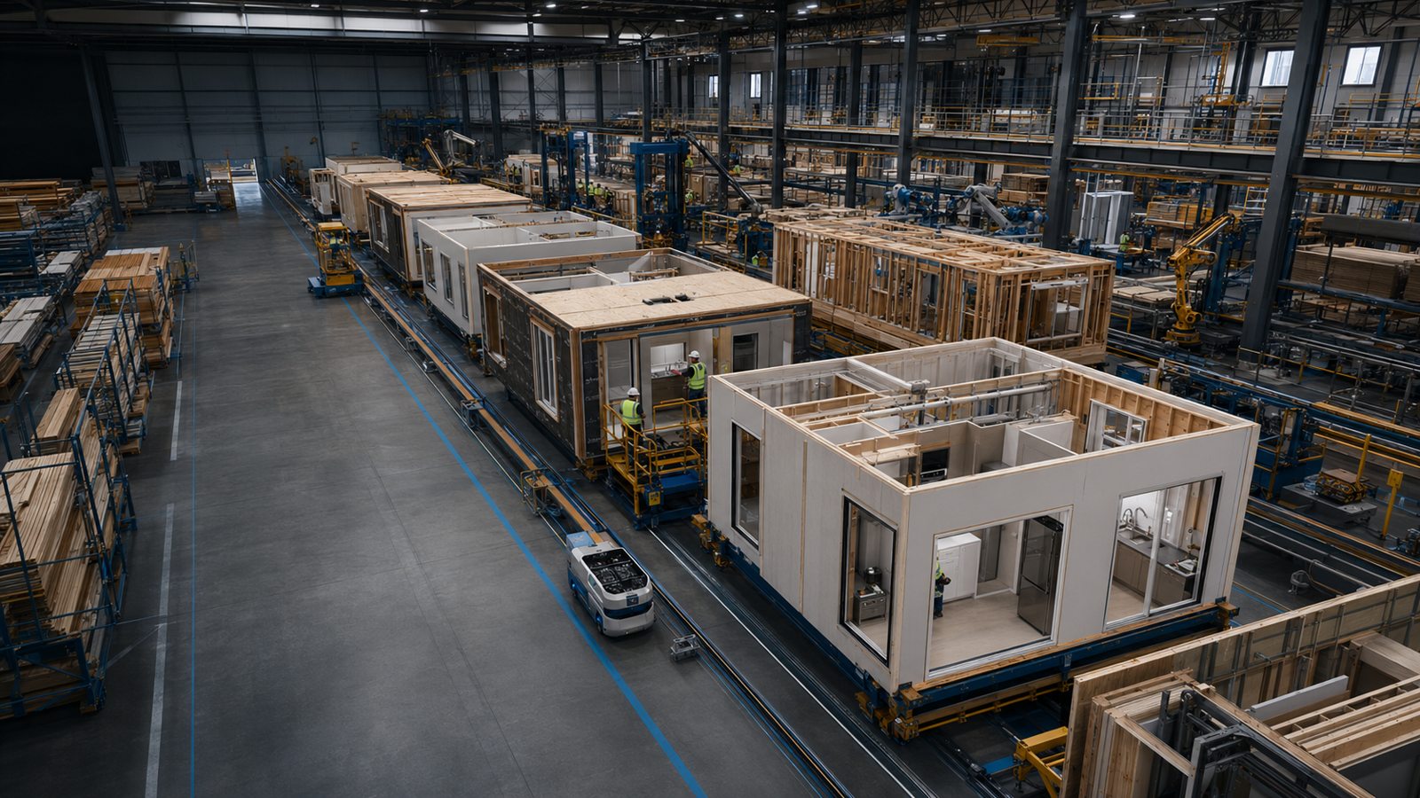 Conceptual rendering of the planned Nubuild production line